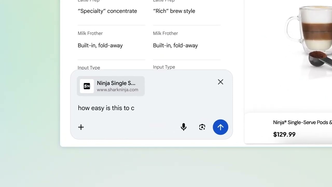 AI Mode in Chrome gallery image