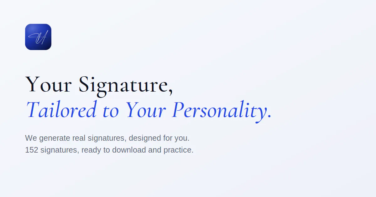 Handwritten Signature Designer gallery image