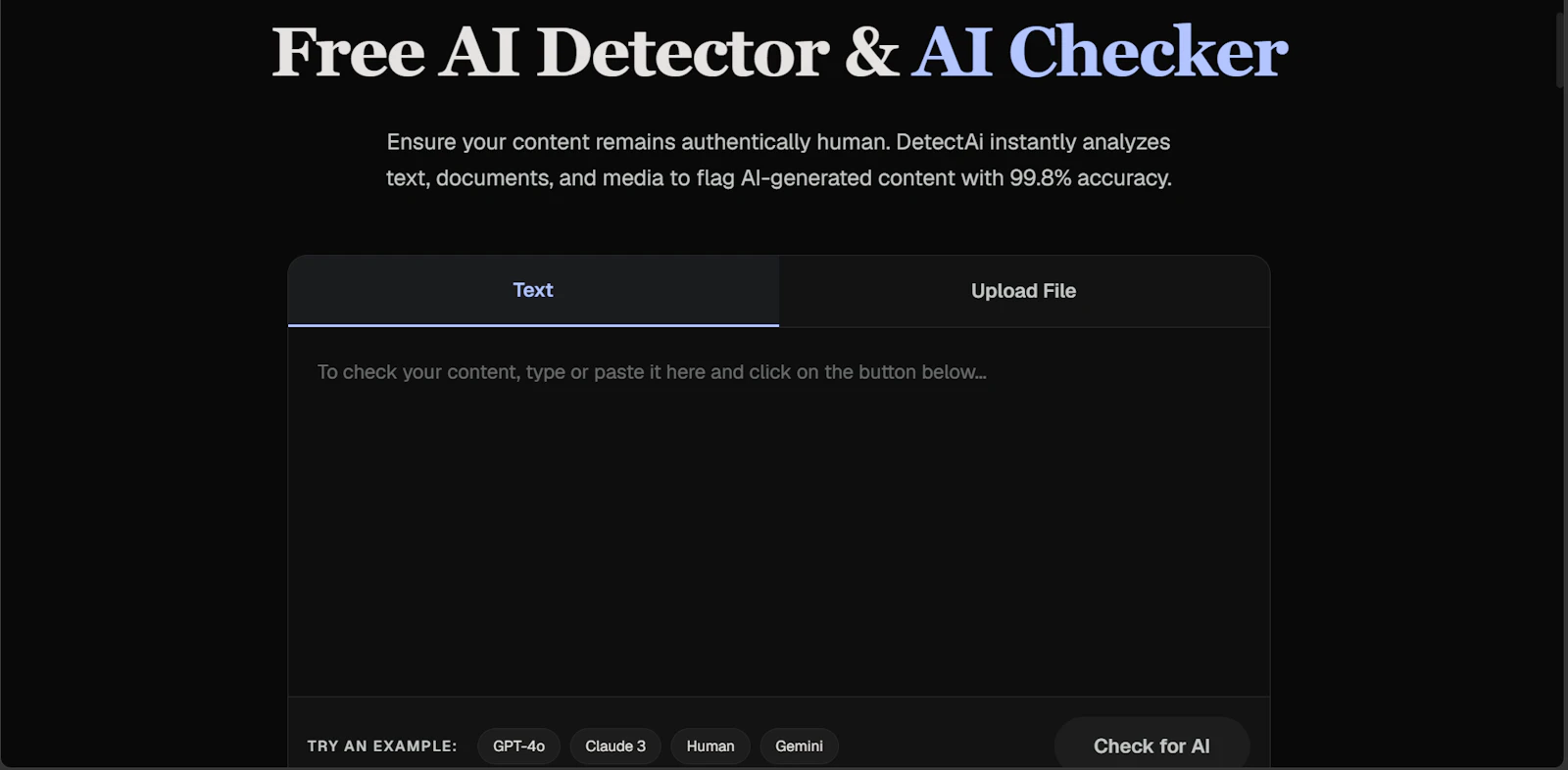 DetectAi screenshot 1