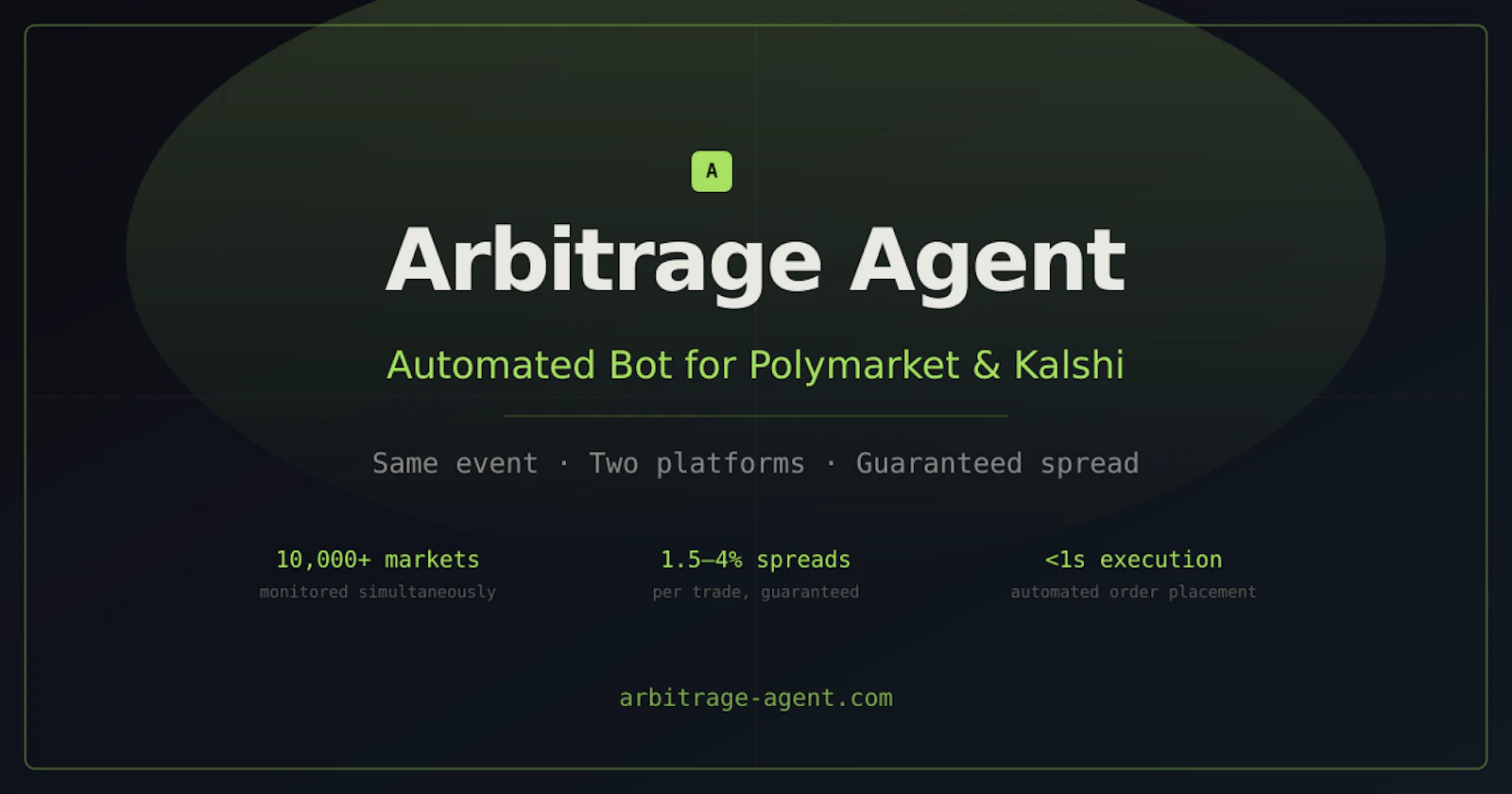 Arbitrage Agent screenshot 1