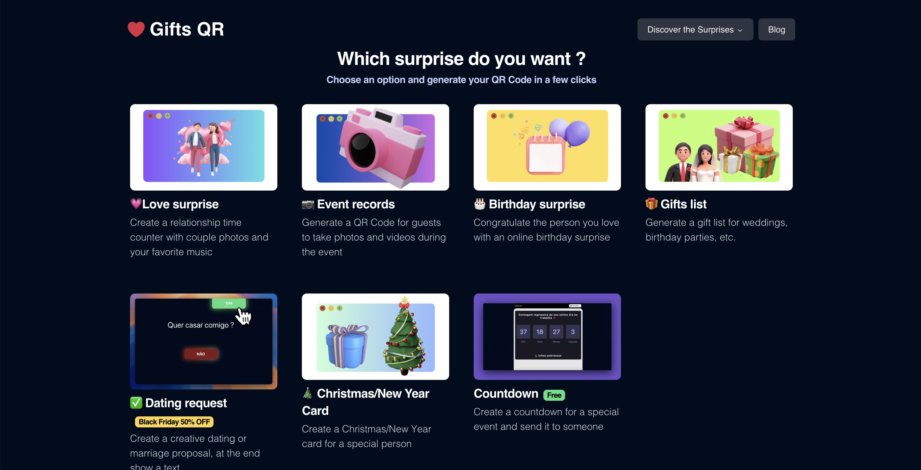 Regalos QR - Sorpresa de quién amas con el código QR Sorprendencias media 2