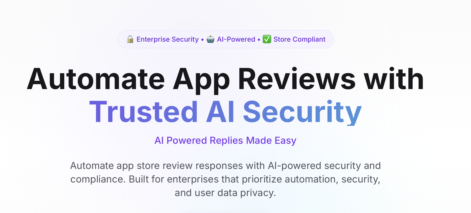 Replzy - Main product screenshot demonstrating key features and user interface