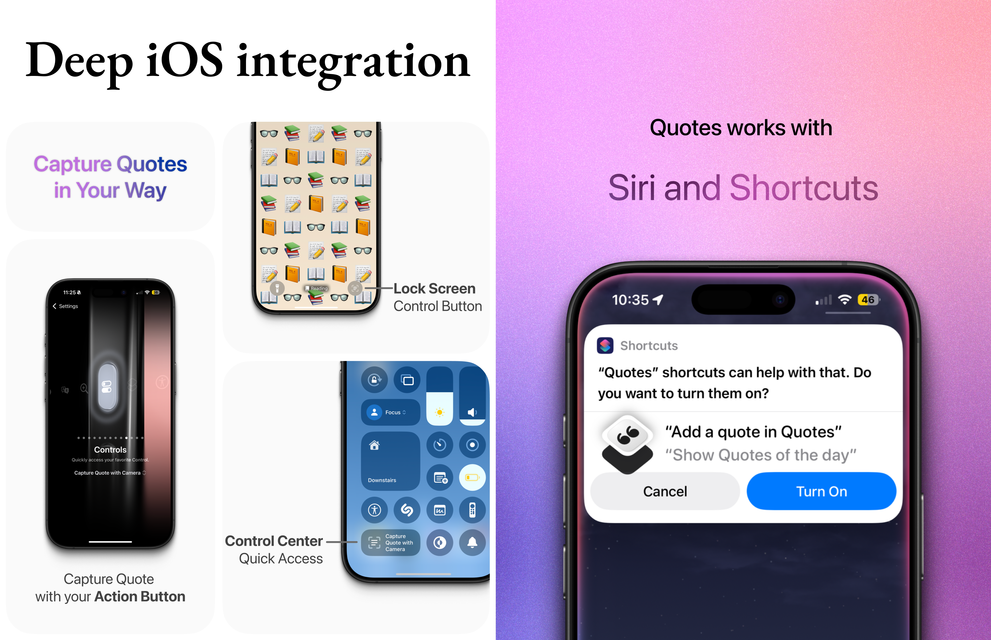 Média Citations pour iOS - Capturez, organisez, rappelez-vous et vivez vos citations préférées 9