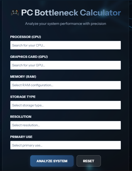 Bottleneck Calculator gallery image