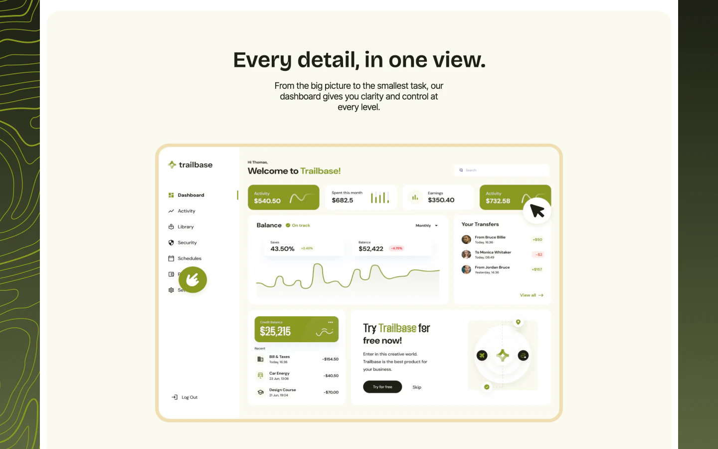 Trailbase screenshot 4
