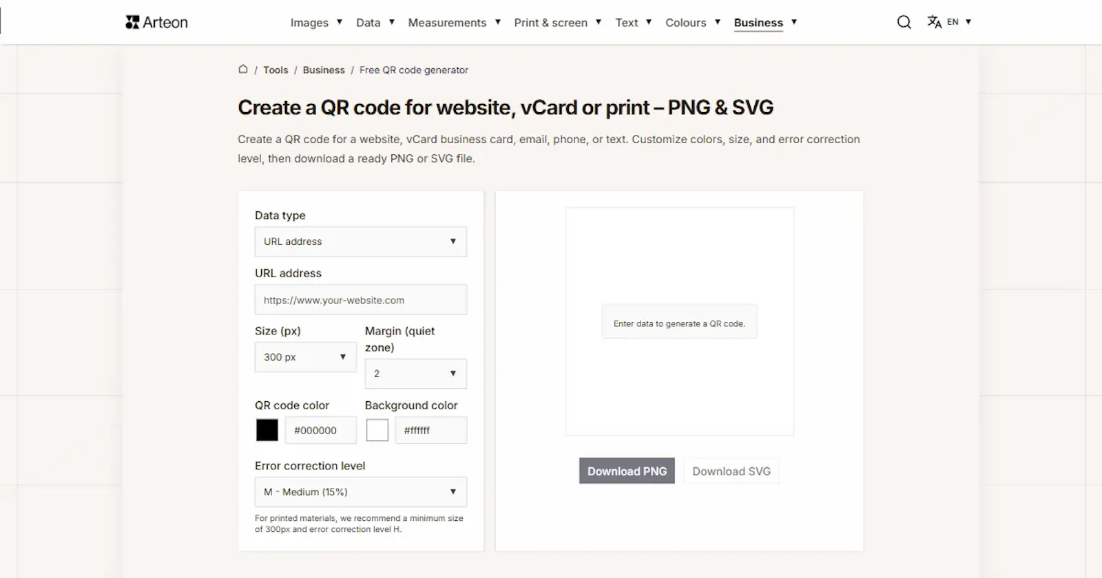 Free QR Code Generator screenshot 1