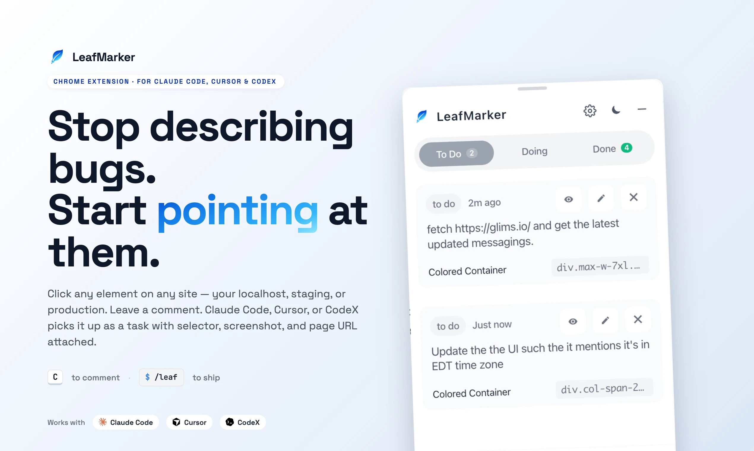 LeafMarker screenshot 1