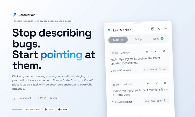 LeafMarker screenshot 2