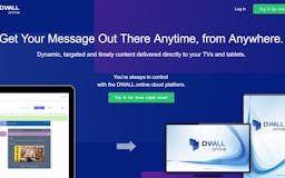 DWall.Online digital signage software media 1
