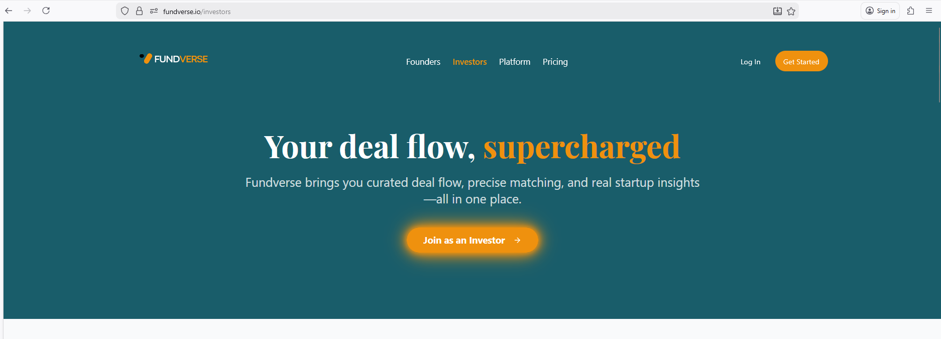 Fundverse - Screenshot 3 showing product features and functionality