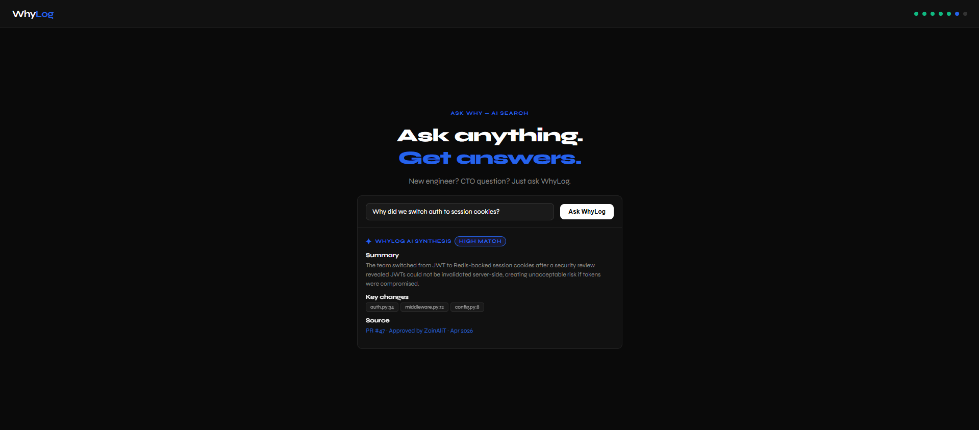 WhyLog gallery image