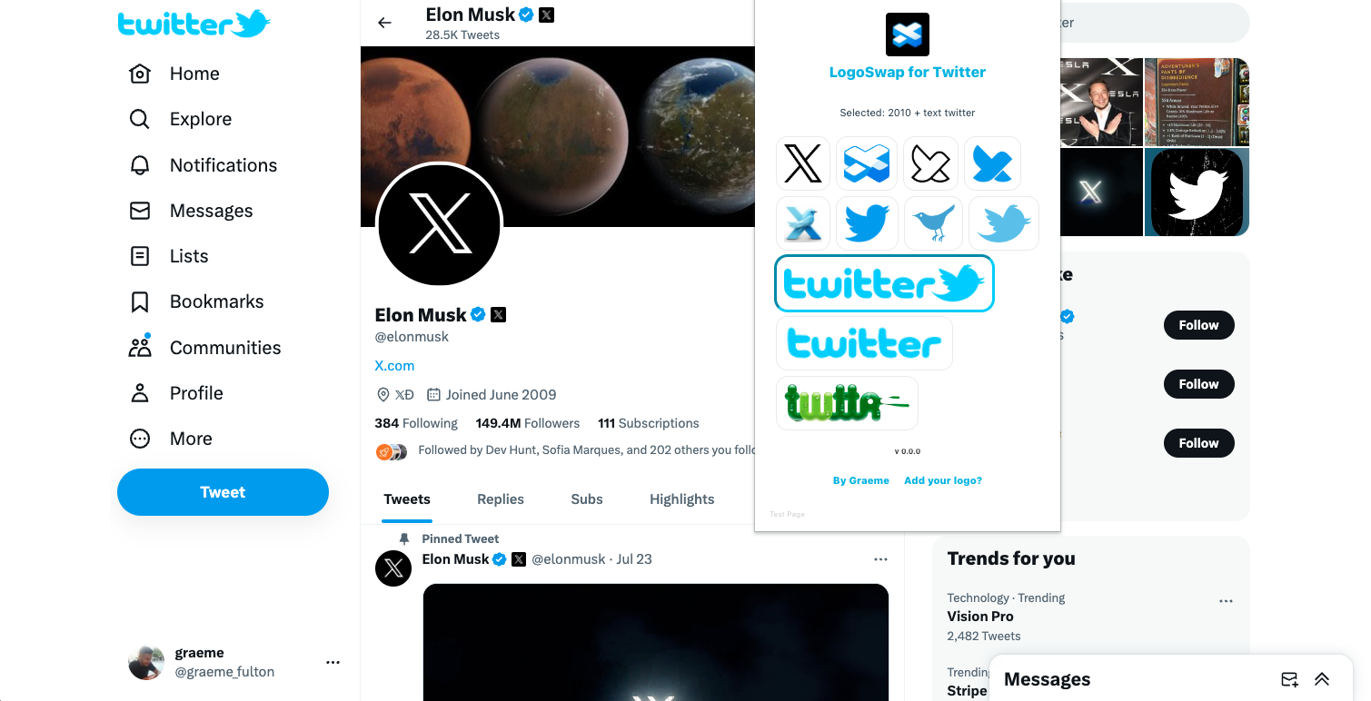 Logoswap voor Twitter/X media 1