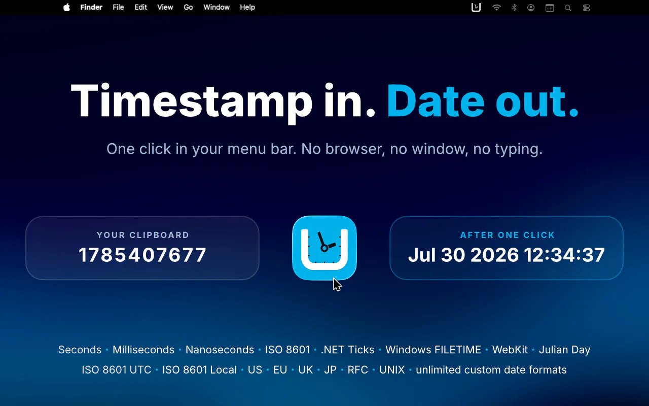 UnixTime: Timestamp Converter gallery image