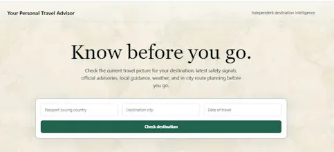 Travel Risk Checker gallery image