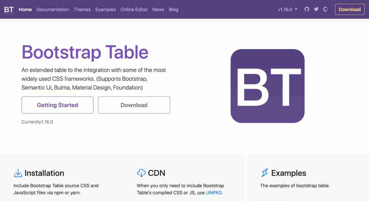 Bootstrap Table gallery image