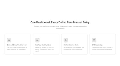 IndieMetrics - Centralized Earnings Hub gallery image