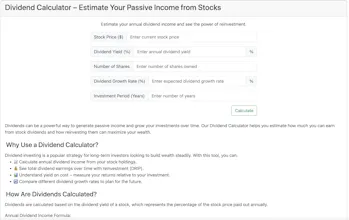 Stocks-Expert β Financial Tools gallery image