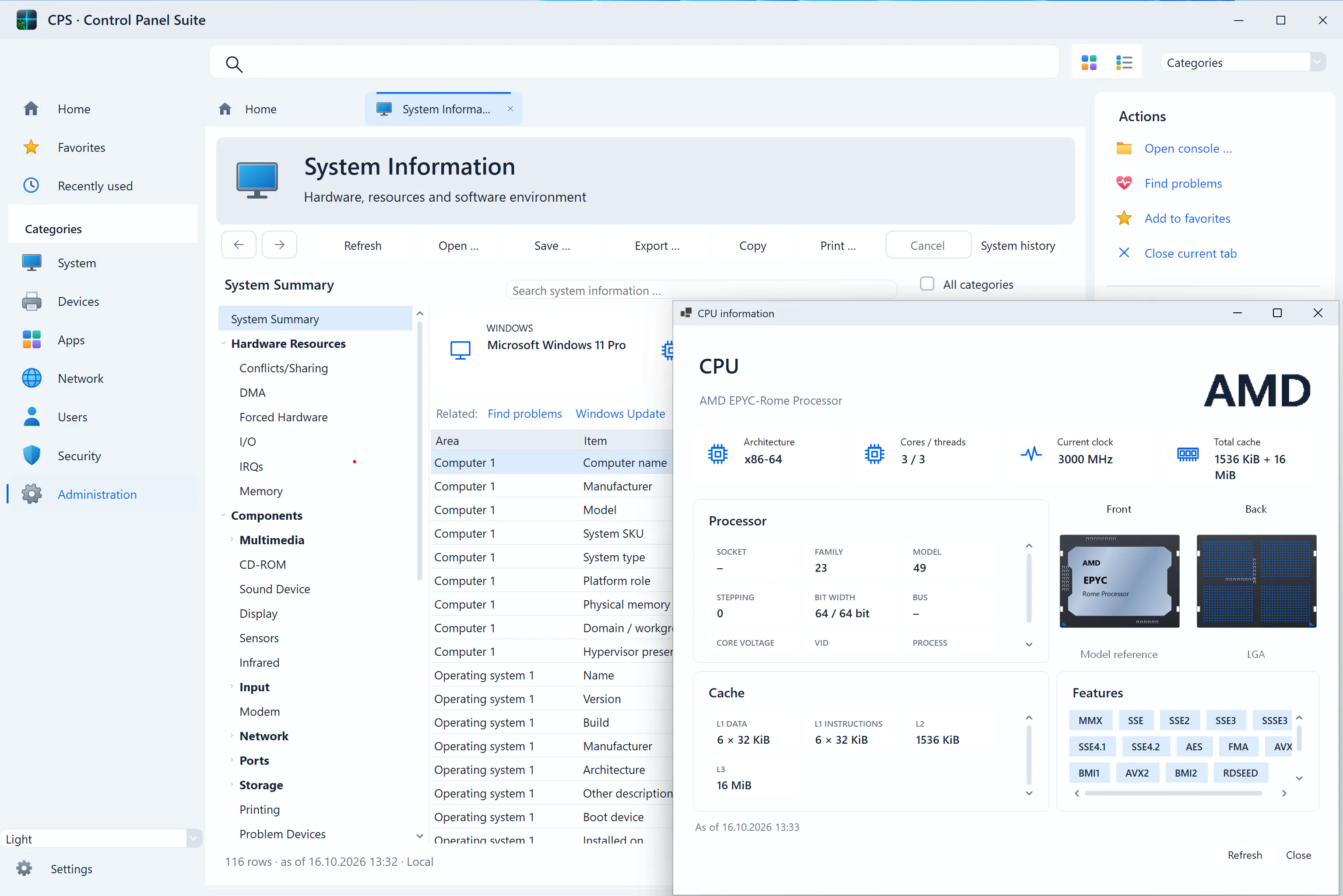 CPS · Control Panel Suite gallery image