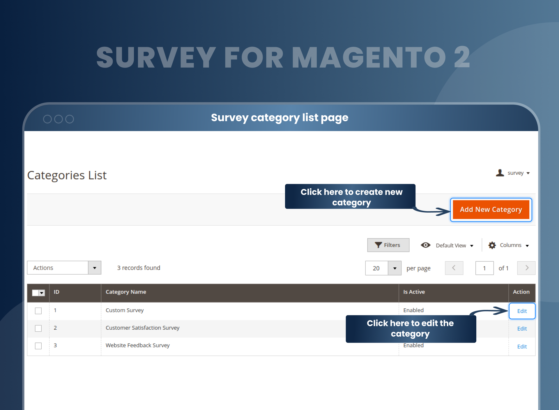 Magento 2 Survey media 2