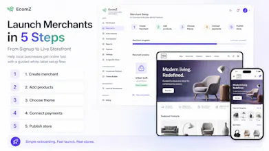 Ecomz AI Multi-Tenant SaaS Store Builder gallery image