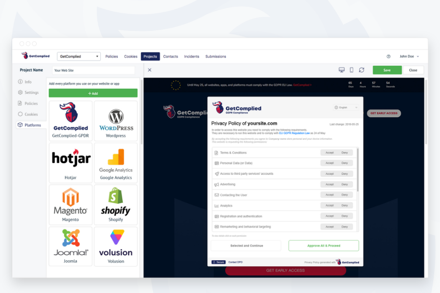 Getcomplied - Privacy API gallery image
