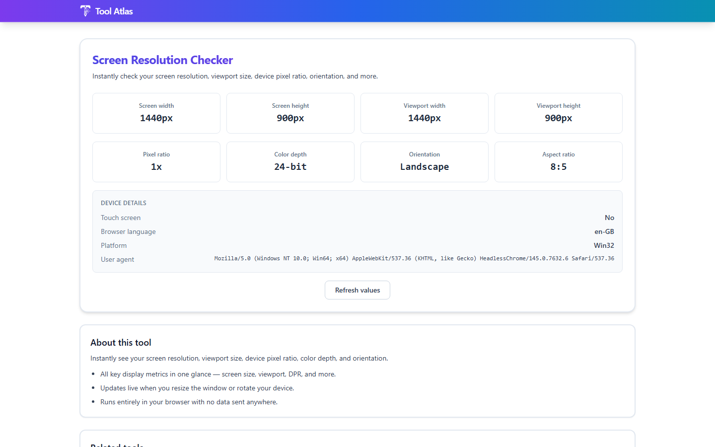 Tool Atlas: Free Online Toolbox gallery image