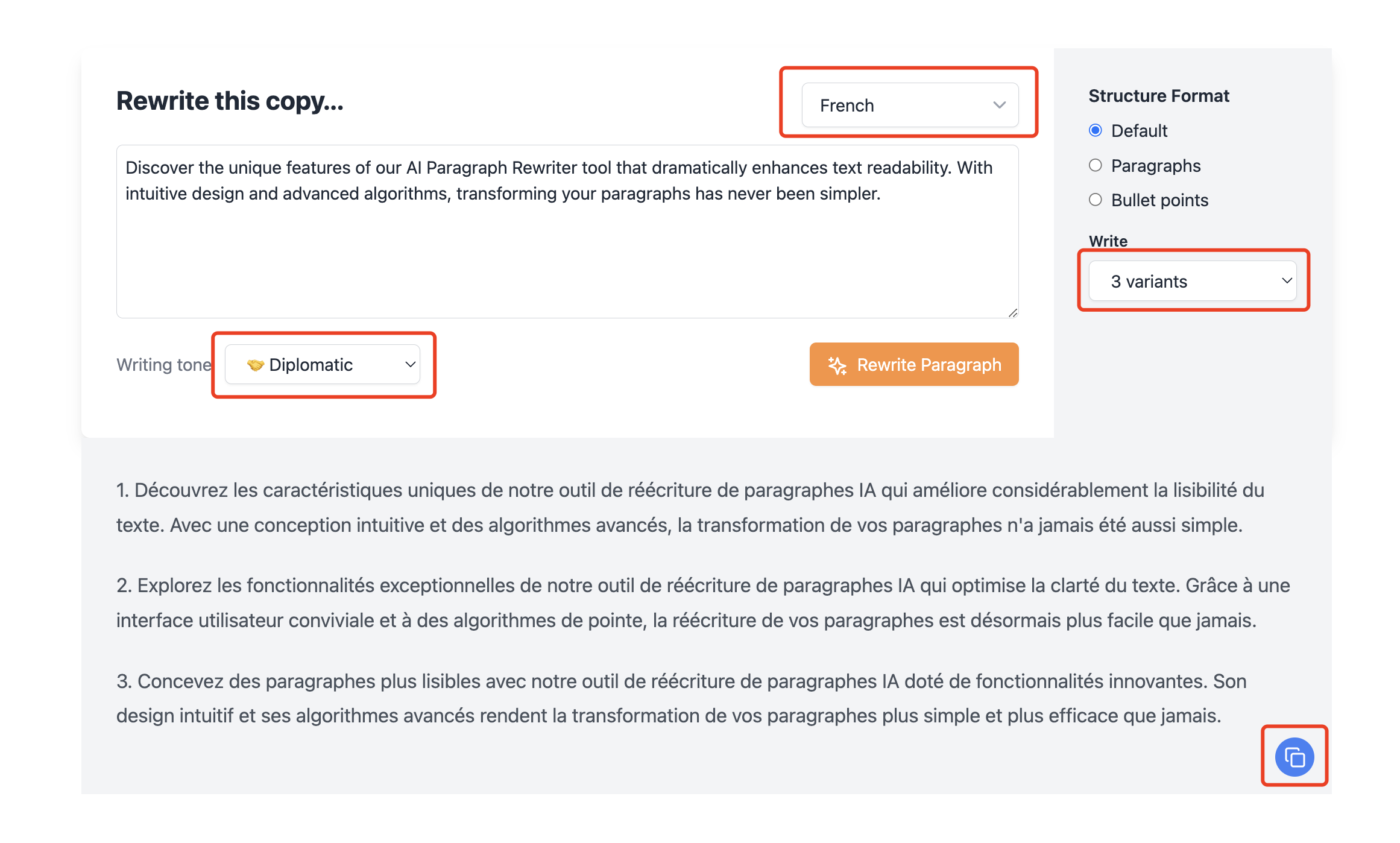 Free AI Paragraph Rewriter gallery image