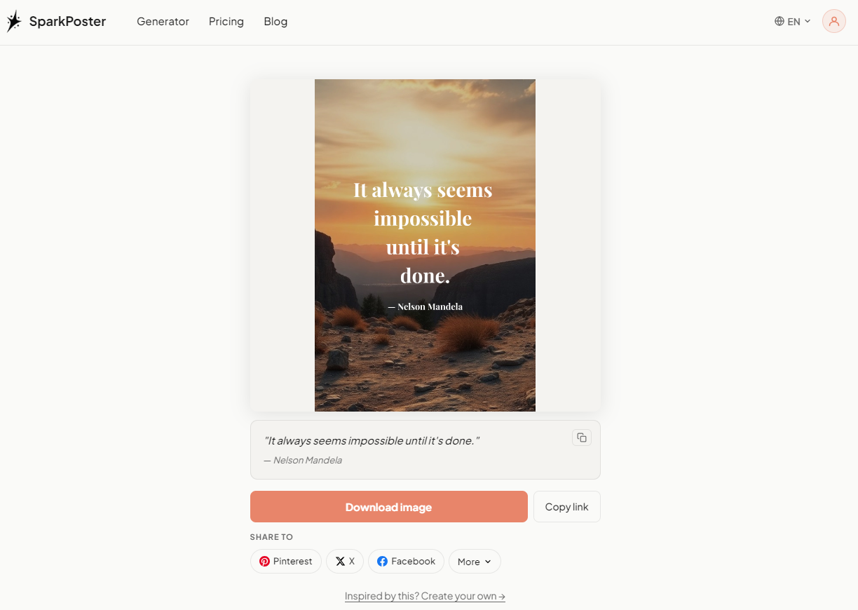 SparkPoster gallery image