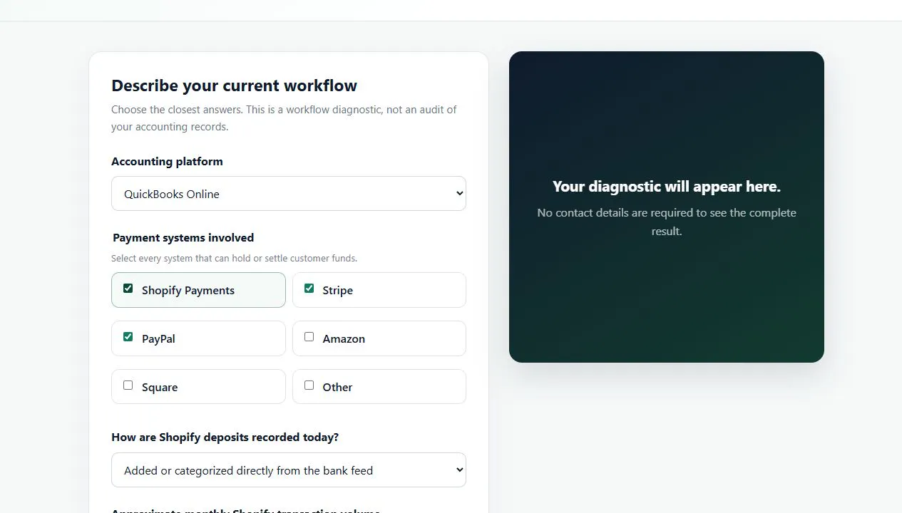 Payout Mismatch Diagnostic gallery image
