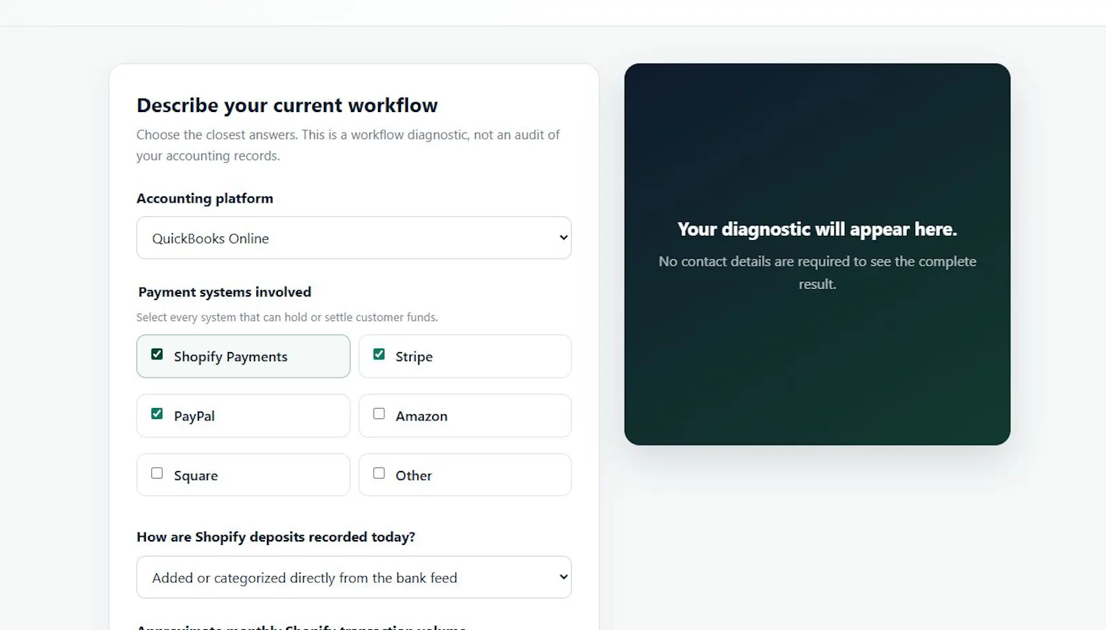 Payout Mismatch Diagnostic screenshot 1