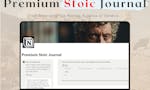 Premium Stoic Journaling Template image
