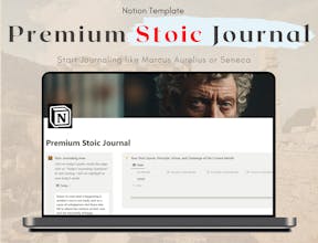 Premium Stoic Journaling Template gallery image