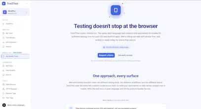 Text2Test | 0 β Test Suite in Minutes gallery image