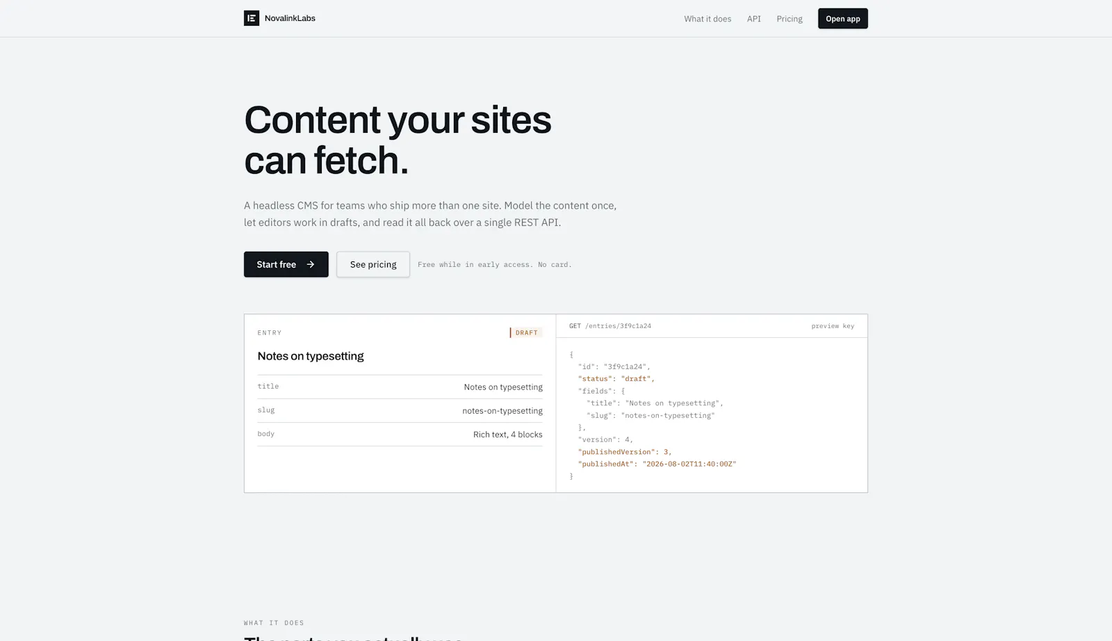 NovalinkLabs CMS screenshot 1