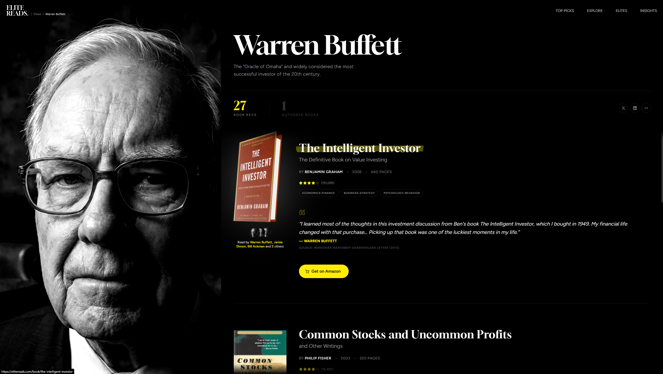 EliteReads - Screenshot 2 showing product features and functionality