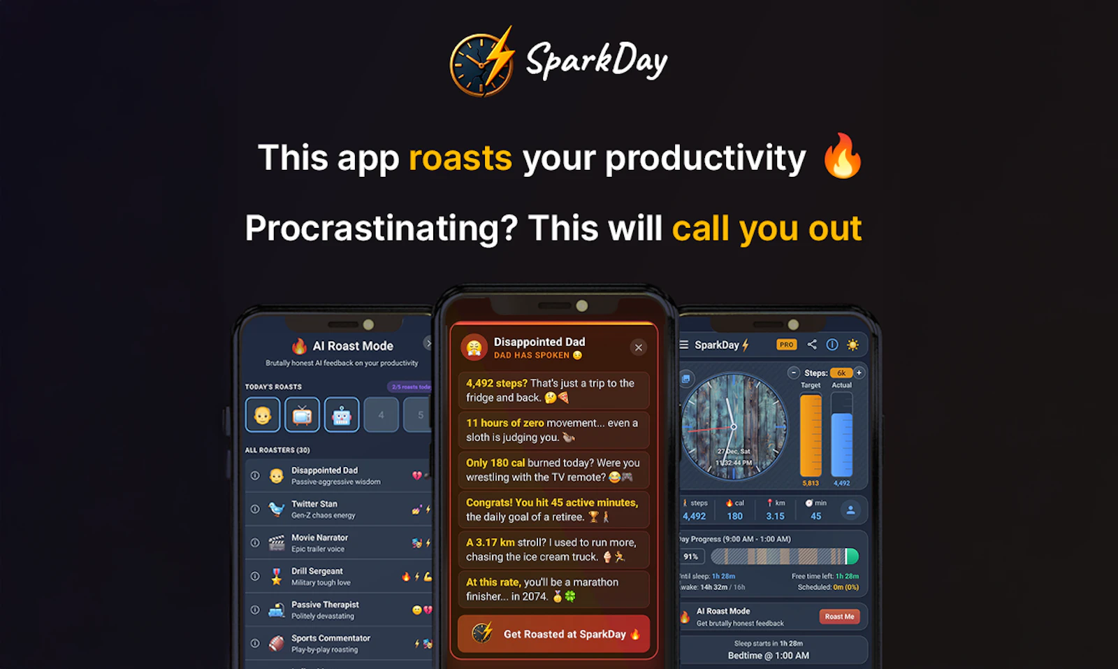 SparkDay - Daily Planner & Step Tracker screenshot 2