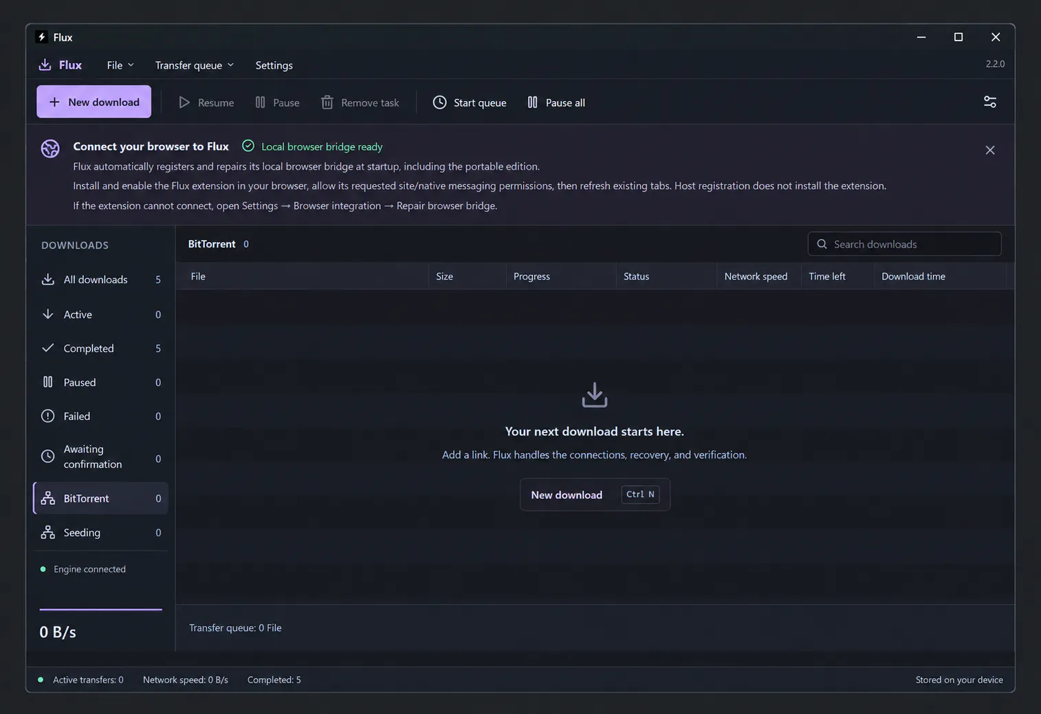 Flux Download Manager gallery image