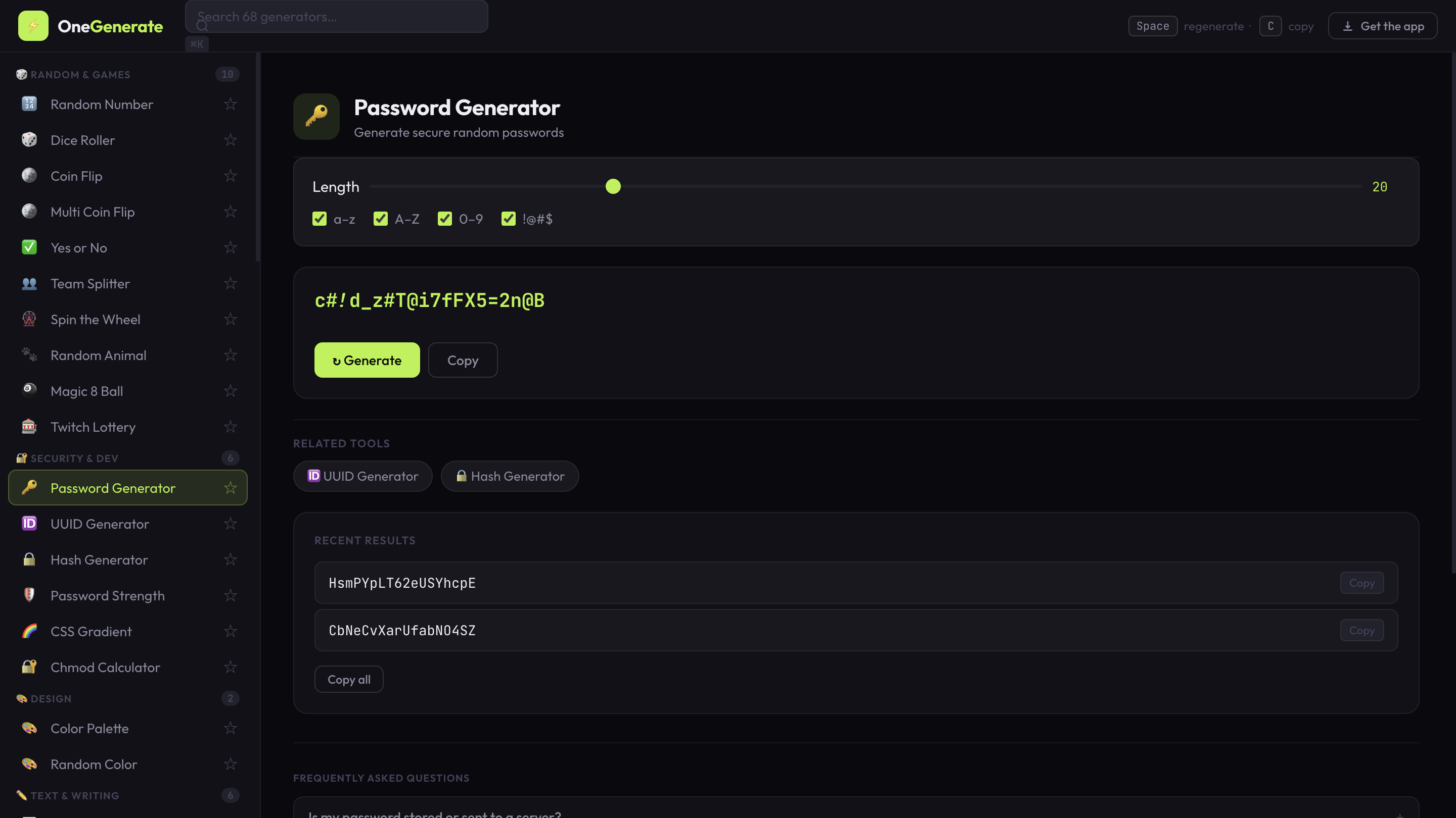 OneGenerate gallery image