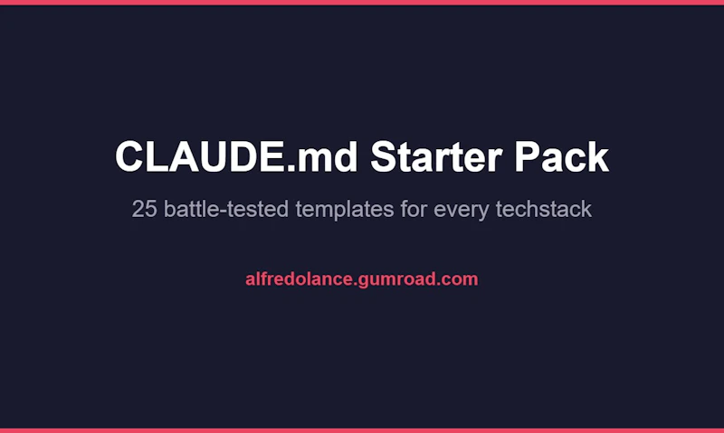 CLAUDE.md Starter Pack screenshot 1