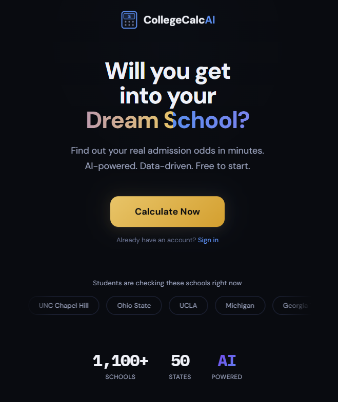 CollegeCalcAI gallery image