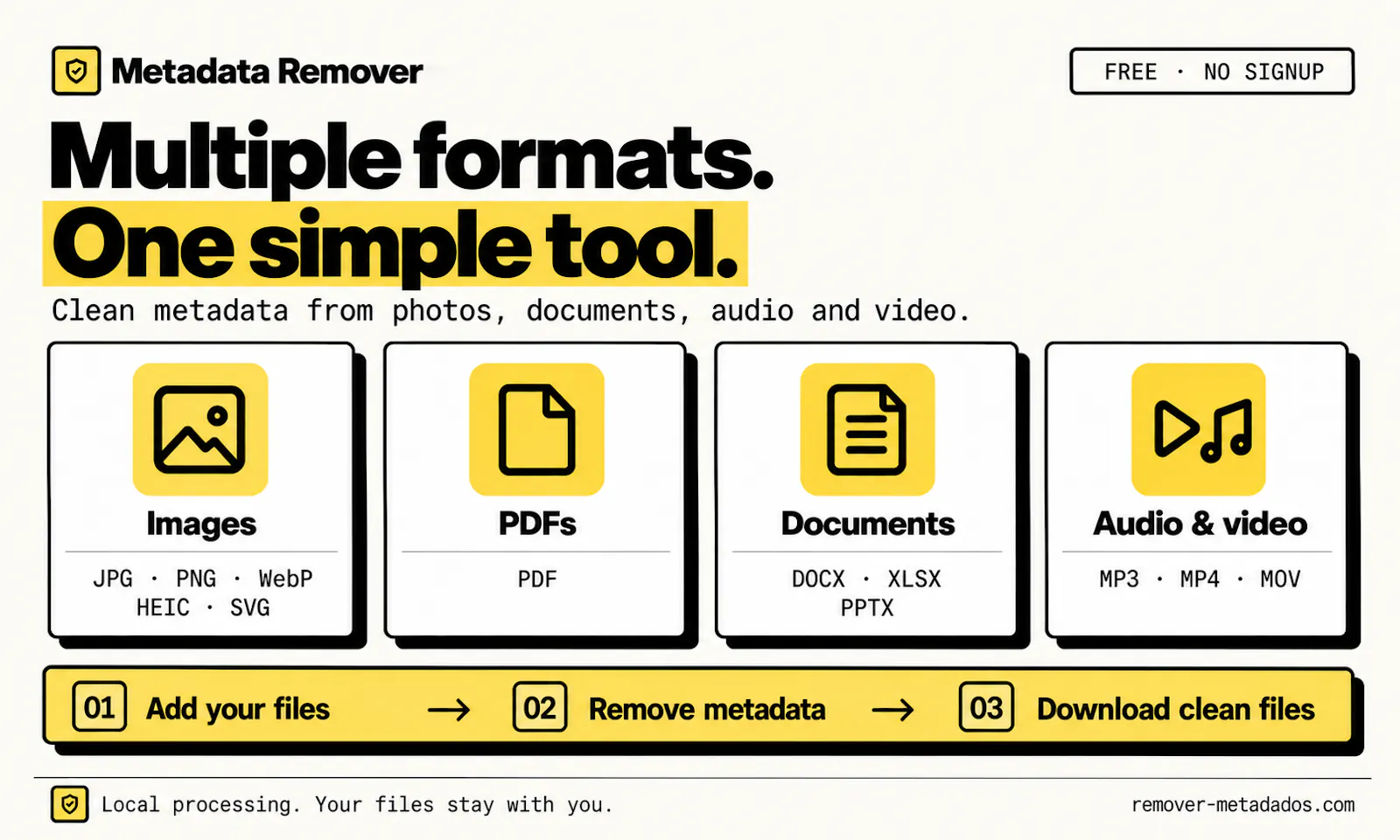 Remover Metadados screenshot 3