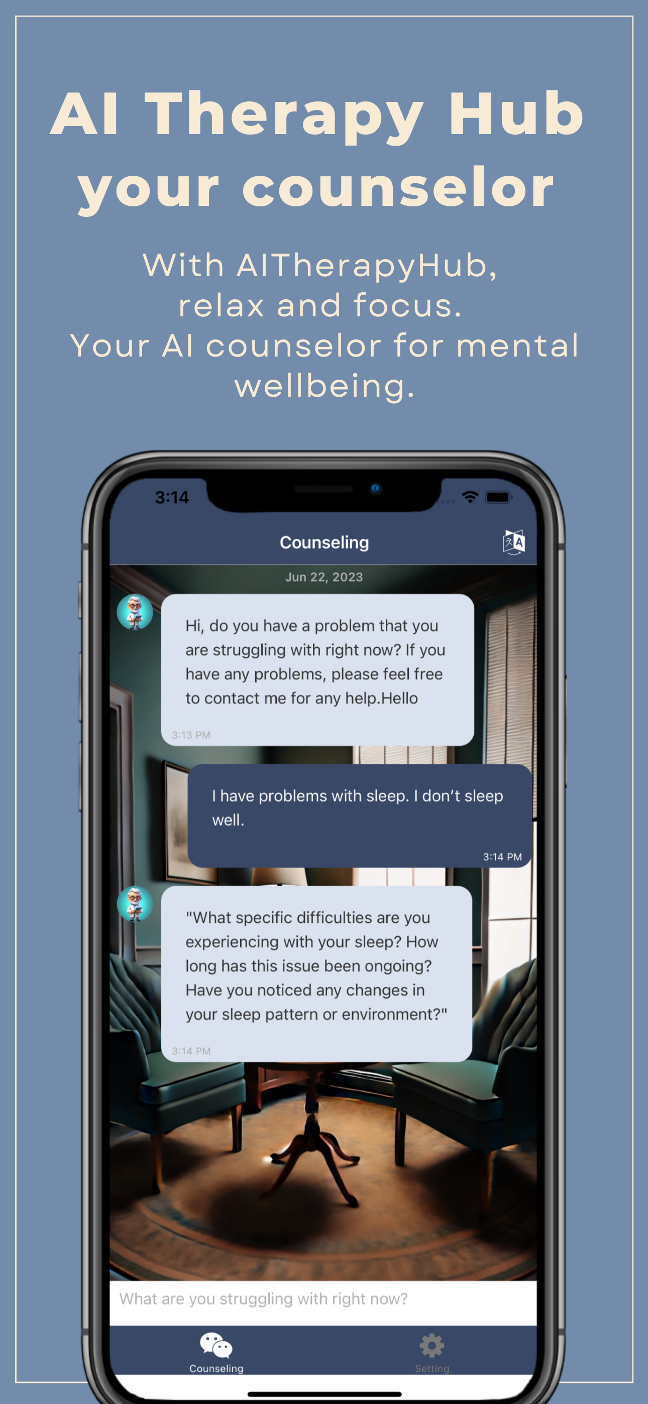 startuptile AI Therapy Hub - your counselor-AI counseling therapy mental health