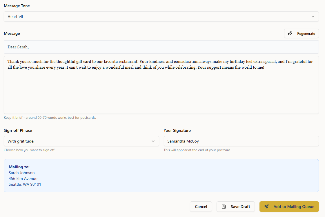 Gratitude AI gallery image