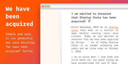 We Have Been Acquired gallery image