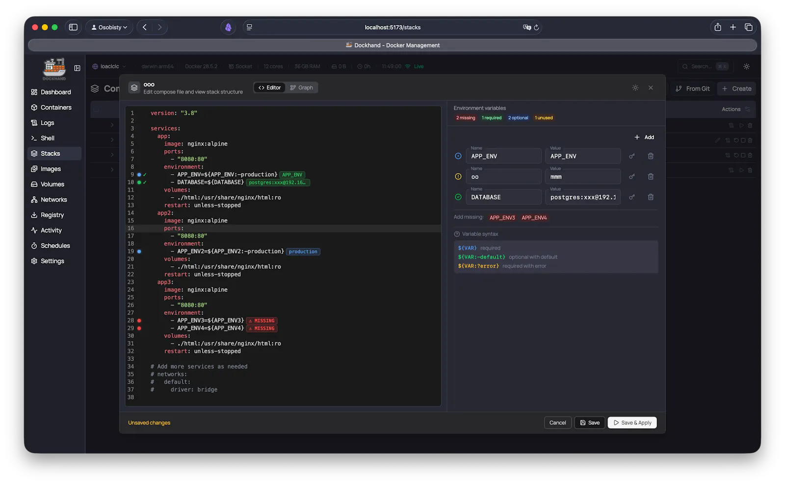 Dockhand screenshot 17