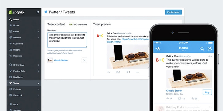 #SellOnTwitter with Shopify