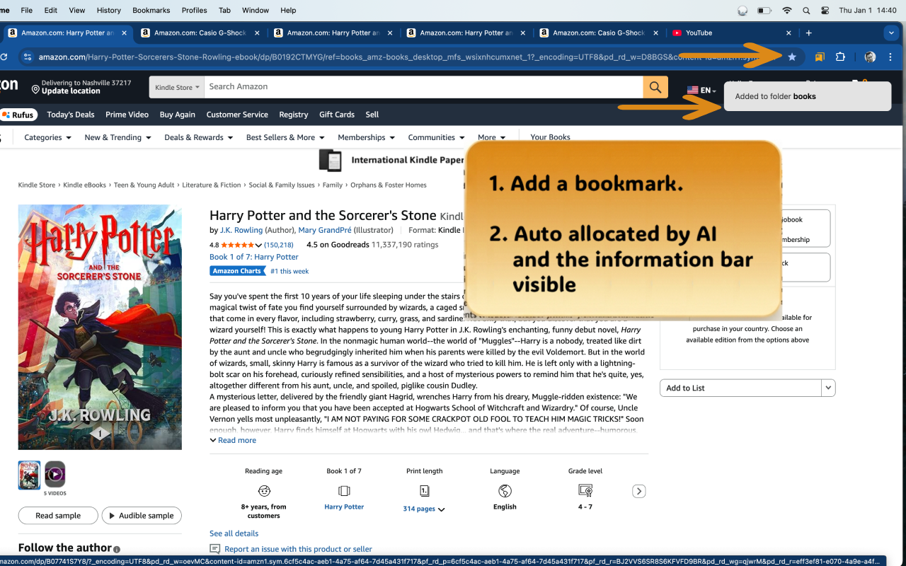 Auto Sort Bookmarks  - Main product screenshot demonstrating key features and user interface