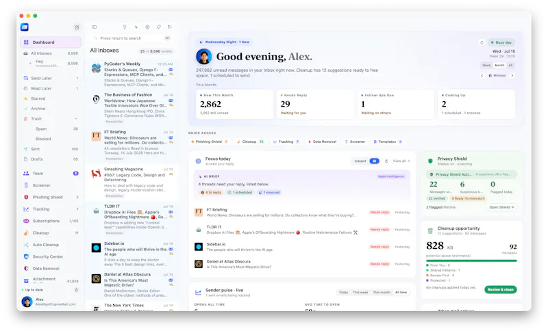 Engine Mail screenshot 3