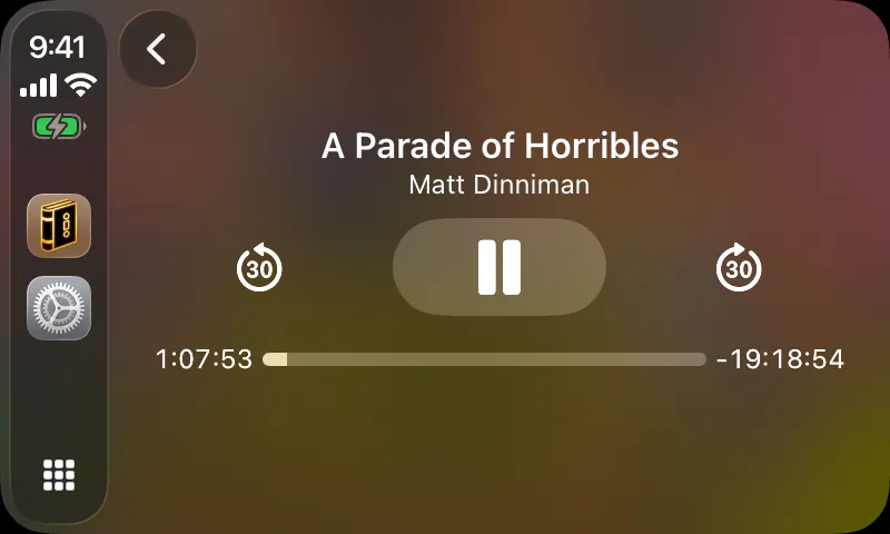 Bloox - an on-device-AI audiobook player gallery image