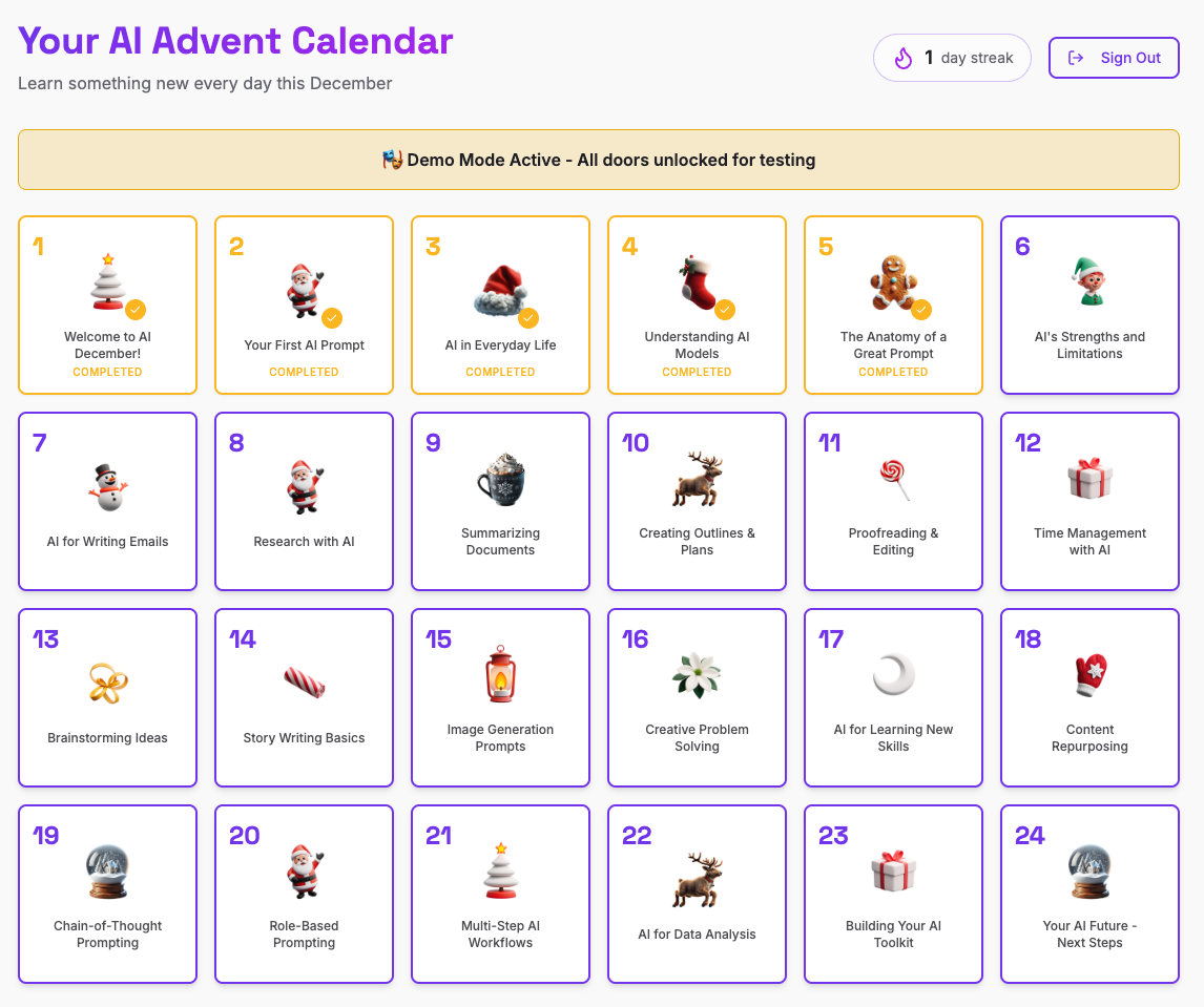 AI Advent Calendar gallery image